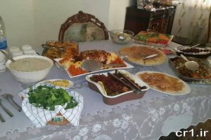 تزیین میز غذای ایرانی